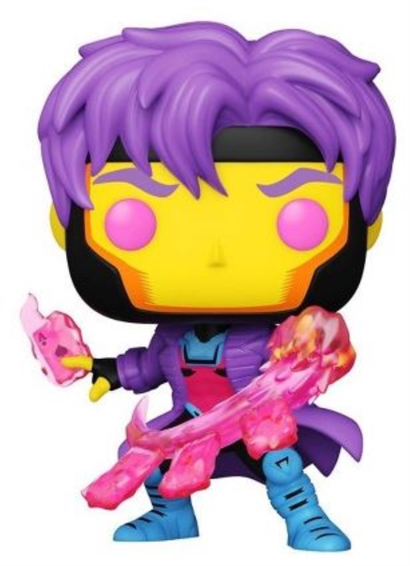 FUNKO ACTION FIGURES FUNKO POP MARVEL BLACK LIGHT: GAMBIT 